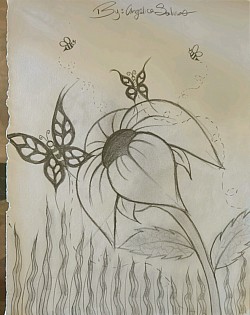 Butterfly and flower